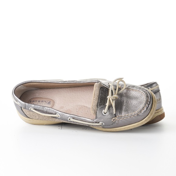women's angelfish metallic boat shoe